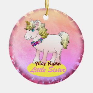 Décoration En Céramique Petite soeur Unicorn