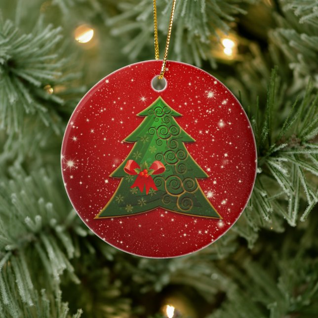 Décoration En Céramique Petits cadeaux de Noël (Arbre)