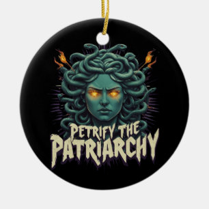 Décoration En Céramique Pétrifier le Patriarcat Medusa Empowerment