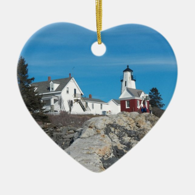 Décoration En Céramique Phare 24 de Pemaquid (Devant)