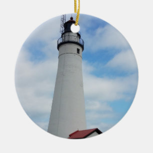 Décoration En Céramique Phare de Fort Gratiot au Michigan
