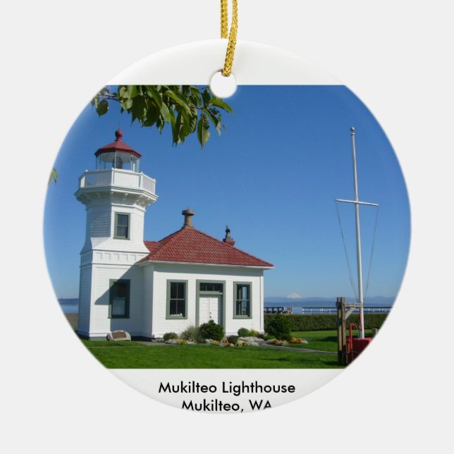 Décoration En Céramique Phare de Mukilteo (Devant)