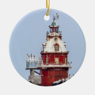 Décoration En Céramique Phare de Ship John Shoal