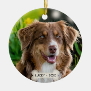 Décoration En Céramique Photo Brown personnalisée Shepherd Chien