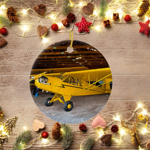 Décoration En Céramique Photo d'avion d'aviation Noël Cer personnalisé