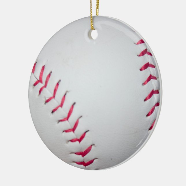 Décoration En Céramique Photo de baseball (Gauche)