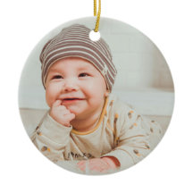 Photo de bébé de Noël