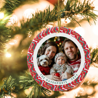 Décoration En Céramique Photo de famille des Amoureux de les chiens Motifs