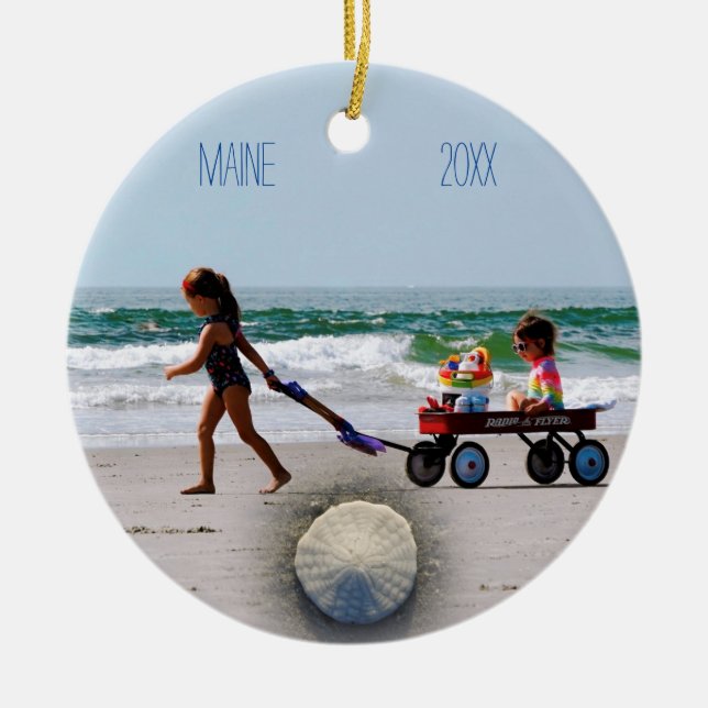 Décoration En Céramique Photo de la famille Maine (Devant)