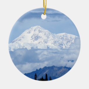 Décoration En Céramique Photo de la montagne de Denali Alaska