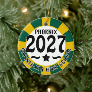 Décoration En Céramique Photo de la promotion 2027 de fin d'études