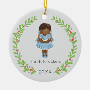 Décoration En Céramique Photo de Noël Clara