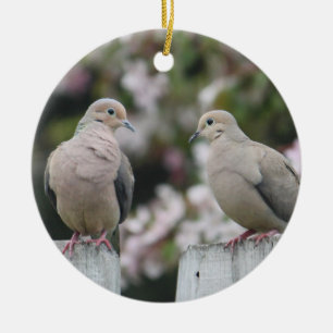 Décoration En Céramique Photo Doves en deuil