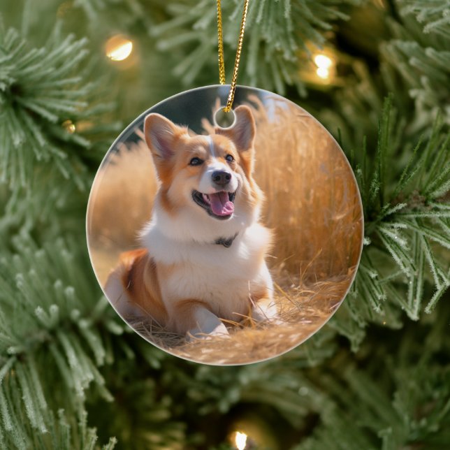 Décoration En Céramique Photo personnalisée pour animaux (Arbre)