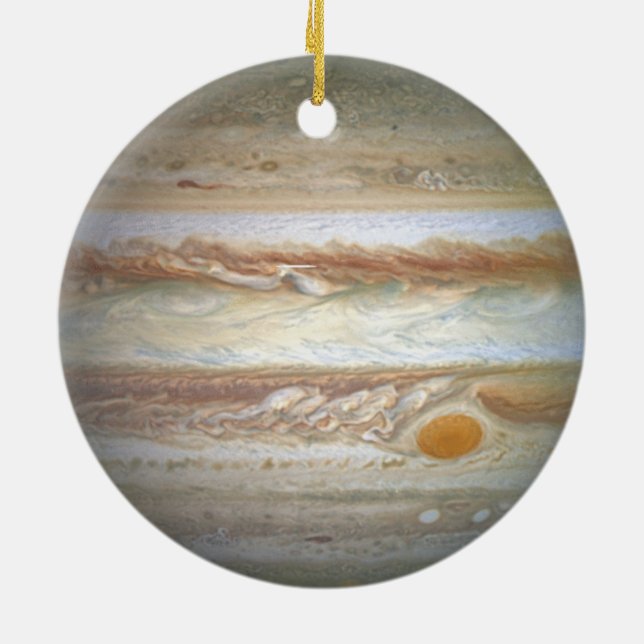 Décoration En Céramique Photo Planète Jupiter (Dos)