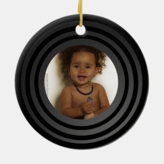 Décoration En Céramique Photo Retro Vinyl Album Keepsaké