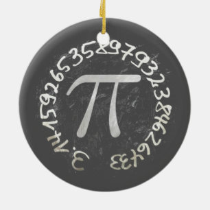 Décoration En Céramique Pi Day PiDay Chalkboard Education
