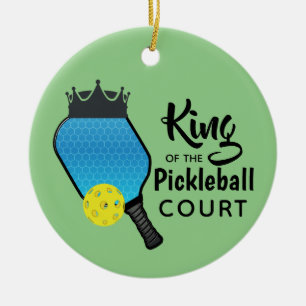Décoration En Céramique Pickle Ball Pickleball Design Ceramic Ornament