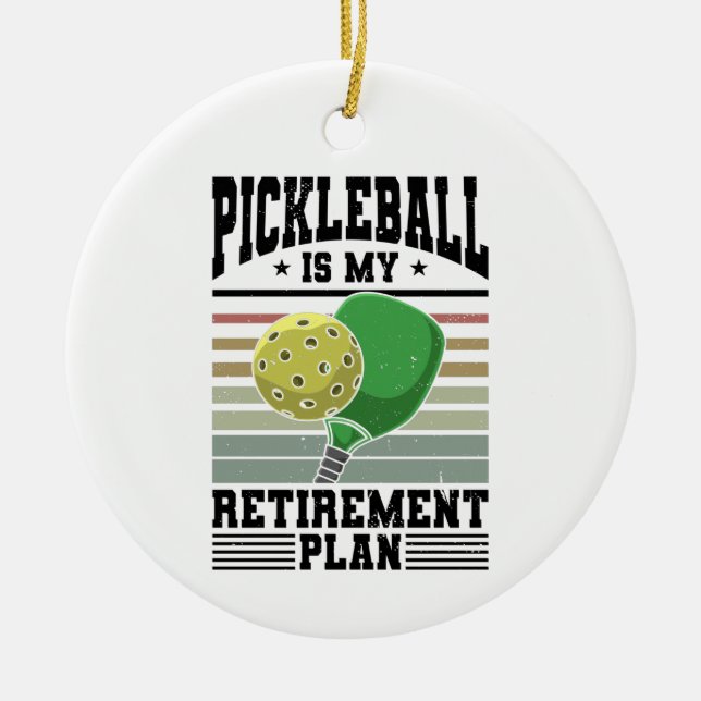 Décoration En Céramique Pickleball (Devant)