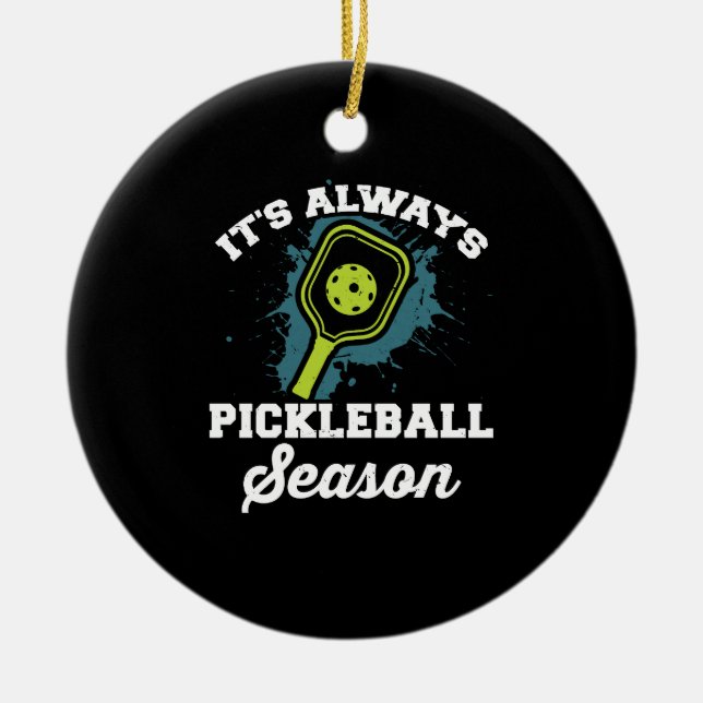 Décoration En Céramique Pickleball Drôle cadeaux de Pickleball (Devant)