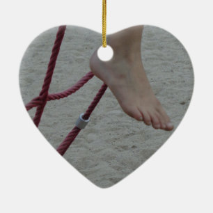 Décoration En Céramique pied suspendu escalade encadré pieds terrain de j