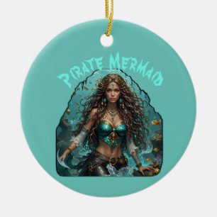 Décoration En Céramique Pirate Mermaid Lady Thunder_Cove