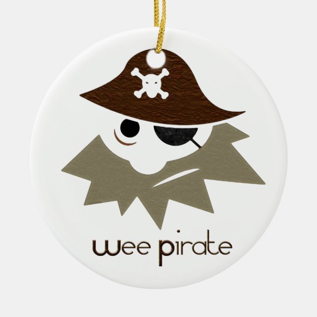 Décoration En Céramique Pirate petit (Devant)
