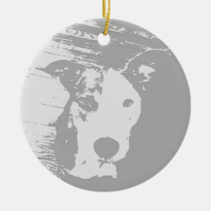 DÉCORATION EN CÉRAMIQUE PIT BULLE ORNAMENT PITTY