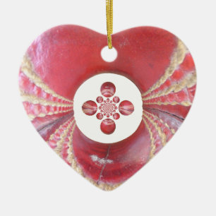 Décoration En Céramique Pitch Kaleidoscope : Le Cricket Balls The Game's H