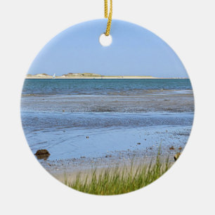 Décoration En Céramique Plage d'océan de baie de Cape Cod