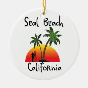 Décoration En Céramique Plage la Californie de joint