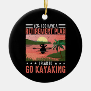 Décoration En Céramique Plan de retraite Kayak
