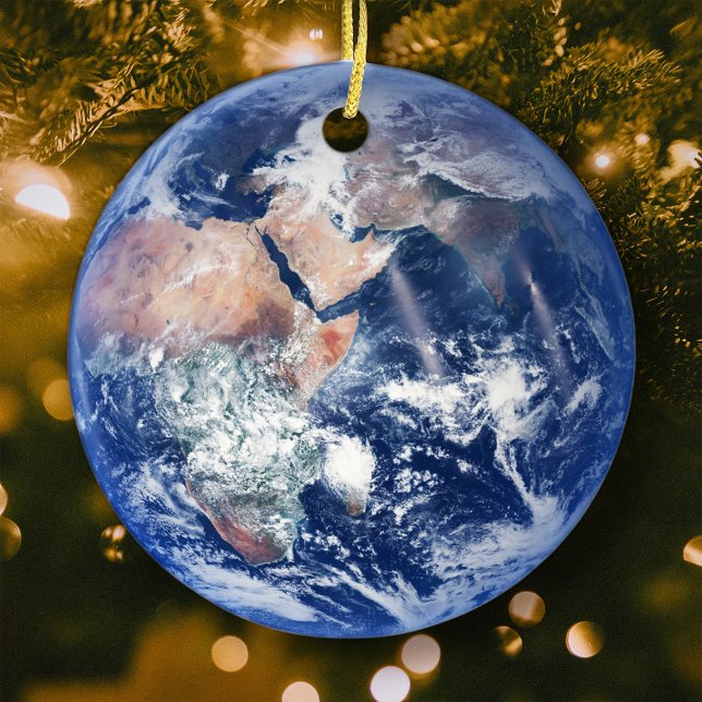 Décoration En Céramique Planète Terre Arbre de Noël (Créateur téléchargé)