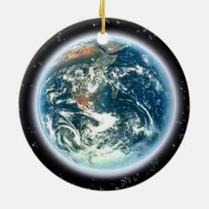 Décoration En Céramique Planète Terre de l'espace extra-atmosphérique