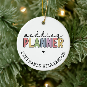 Décoration En Céramique Planificateur d'événements de mariage personnalisé