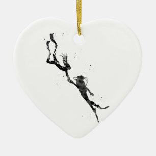 Décoration En Céramique Plongeurs