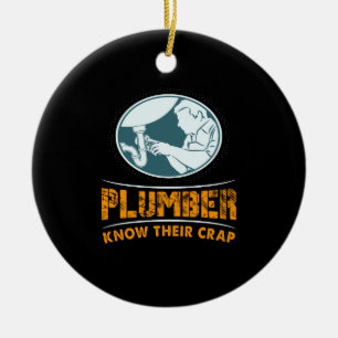 Décoration En Céramique Plumber Plumbing Gift