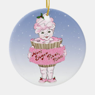 Décoration En Céramique Plus de prunes de sucre, ornementent svp