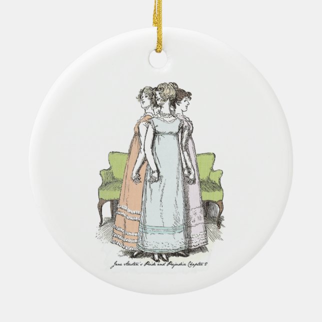 Décoration En Céramique Plus jeune et plus grand - Jane Austen Pride & Pré (Dos)