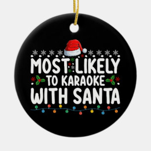 Décoration En Céramique Plus susceptible de faire du karaoke avec le Père 