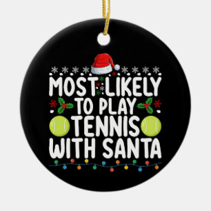 Décoration En Céramique Plus susceptible de jouer au tennis avec le Père N