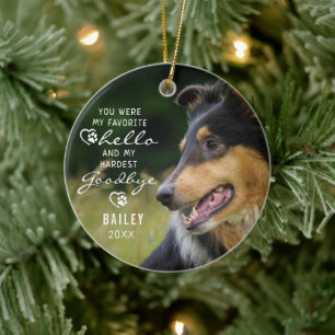 Décoration En Céramique Poète Perdre Chien Mémorial Photo Citation Garde