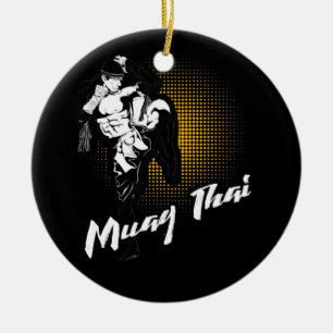 Décoration En Céramique Poings Muay Thai Awesome - Art Martial Perturbé
