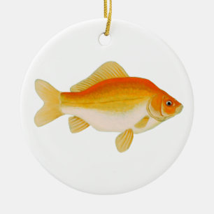 Décoration En Céramique Poisson rouge commun