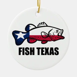 Décoration En Céramique Poisson Texas