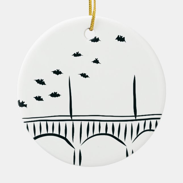 Décoration En Céramique Pont du congrès d'Austin (Devant)