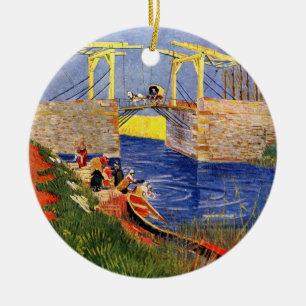 Décoration En Céramique Pont Langlois à Arles par Vincent van Gogh