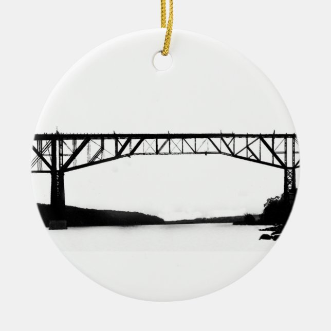 Décoration En Céramique Pont sur l'Hudson (Devant)
