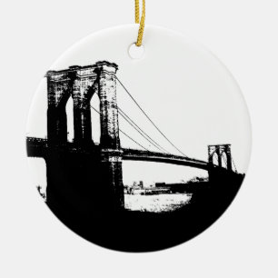 Décoration En Céramique Pont vintage Brooklyn
