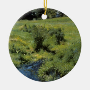 Décoration En Céramique Pool Medfield par Dennis Miller Bunker, Art Vintag